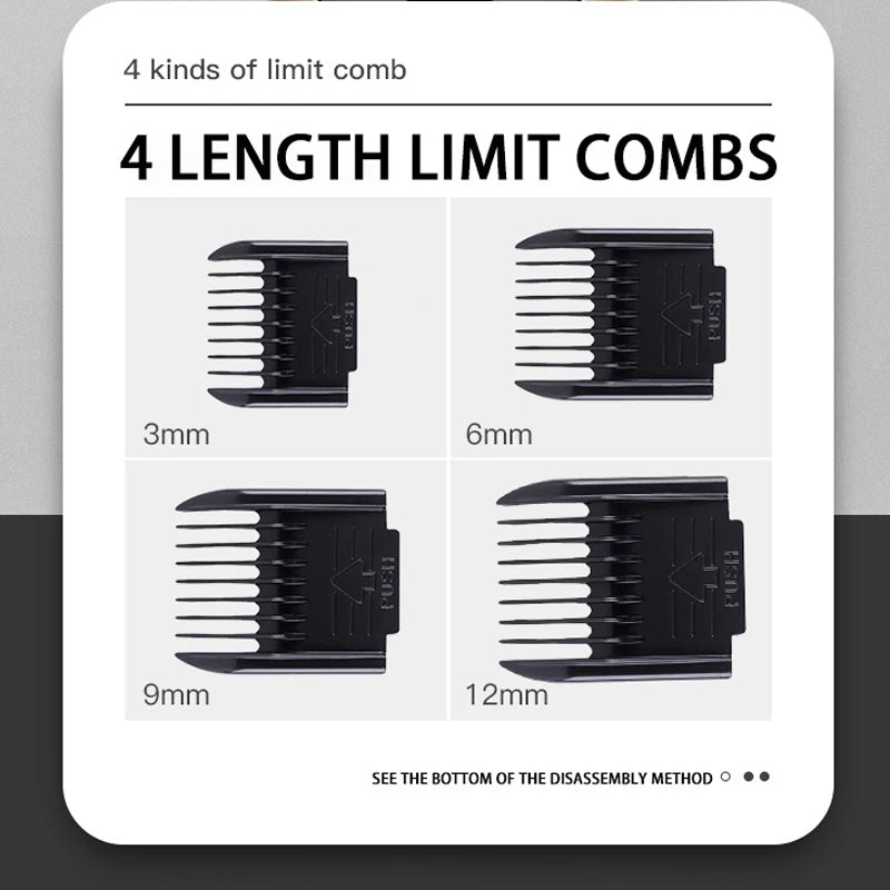 Electric Pet Clipper Grooming Kit for Dogs Reachageable Trimmer Haircut Cat Hair Cutting Remover Quiet Nail Grinder Machine Set