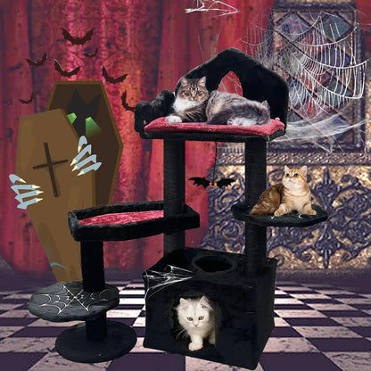 High Quality Cat Tree Design Cat Tower Indoor Cats Multi-Level Condo and Scratching Posts for Kittens